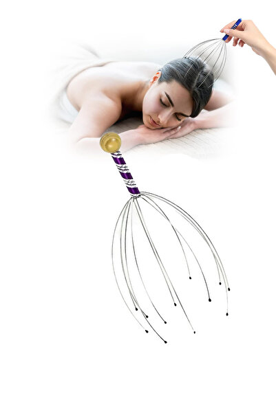 Ganjem Head Massager Scalp Scratcher Relaxing Comb Neck Back Body Scratching Wire Relaxing Comb
