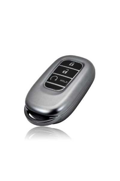 AYCANSTORE Honda Key Fob Case 3 Buttons (Metallic Anthracite Grey)