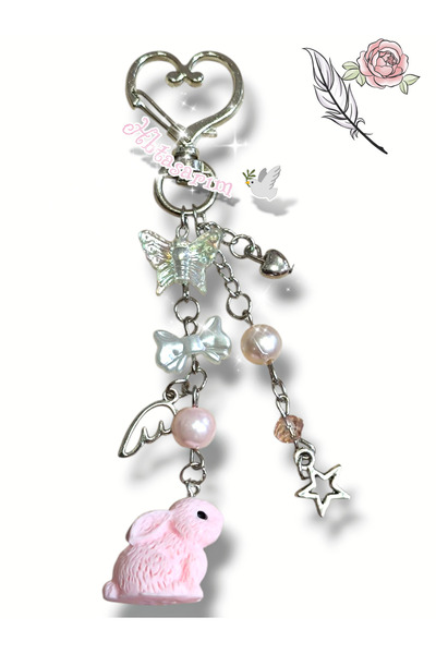 hbtasarim Your pink Rabbit y2k coquette Pinterest hediyelik anahtarlık