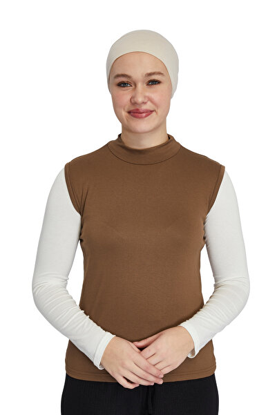 TRModam بدلة نسائية بدون أكمام - مصنوعة من الفسكوز العضوي والليكرا، مقاومة لل...