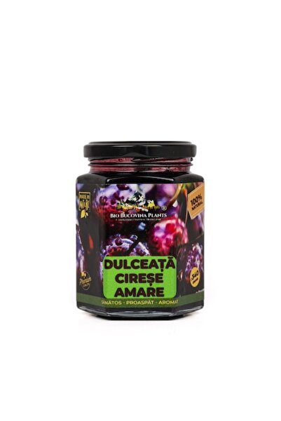 Bio Bucovina Plants Dulceață de cireșe amare negre de pădure – 320g