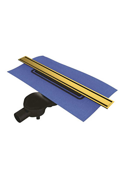 VitrA 59980563000 Eco Flow Dk100 60 Cm Duş Kanalı - Parlak Altın Yandan - - 5...