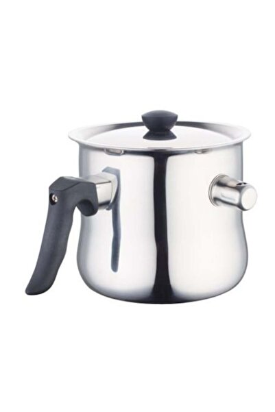 Bohmann Oală pentru lapte 2,5 litri cu capac și fluier, oțel inoxidabil