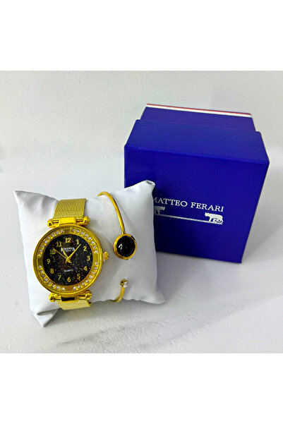 velve Set ceas elegant dama Francesca di Geneva Matteo, cu bratara asortata, ...