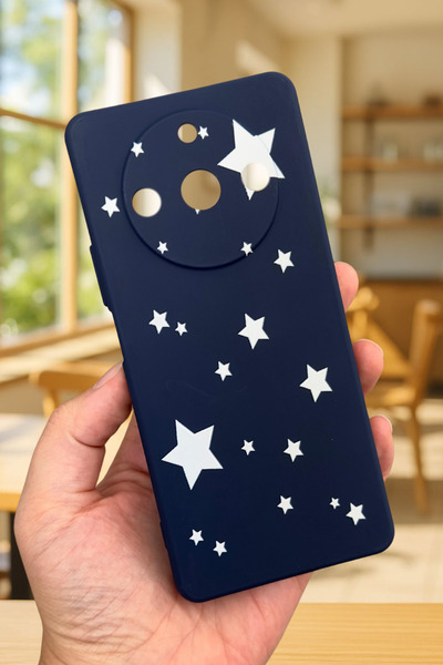Vip Case REALME 11 Pro Uyumlu Mini Yıldız Desenli Silikon Darbe Emici Klasik ...