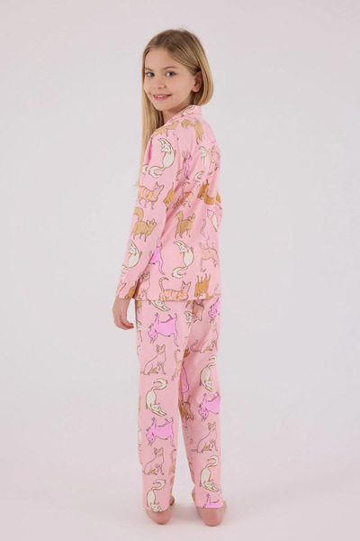 Rolypoly Girl's Pajama Set 2-14 Years Pink