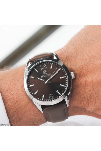 Homies HM27497S01-3 Deri Kordonlu Erkek Kol Saati