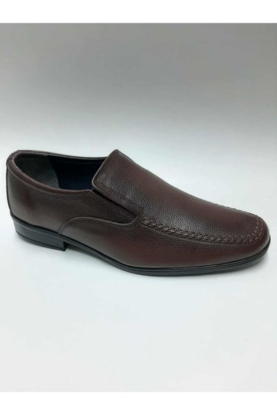 Hsa Genuine Leather Lightweight Laceless Classic Summer Brown Men's Shoes
