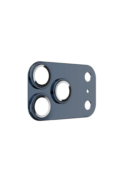 Benks iPhone 17 Pro Max Uyumlu Air Shild Anti Reflective Metal Kamera Lens Koruyucu Mavi