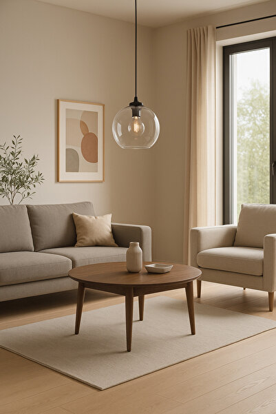 TK-Lighting Cubus Transparent Pendant