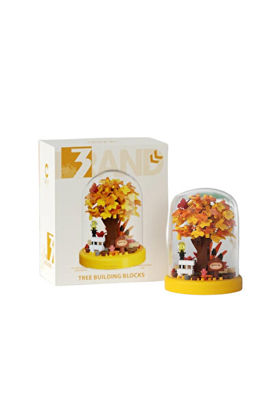 Innovium ™ Building Set - Autumn Tree Miniature, 273 ABS Pieces, 6×6×7.8 cm