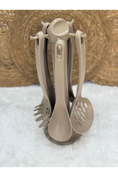 VESTA Concept طقم أدوات تقديم بلاستيكية مكون من 5 قطع مع حامل