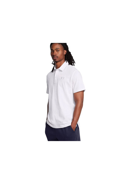 Under Armour Ua Icon Polo Erkek Günlük Polo Tişört 1386608-100 Beyaz