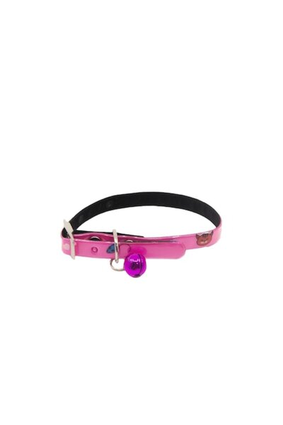 Doty Zgardă reglabilă pentru pisici CoolBell cu clopoțel, mărime mică, roz