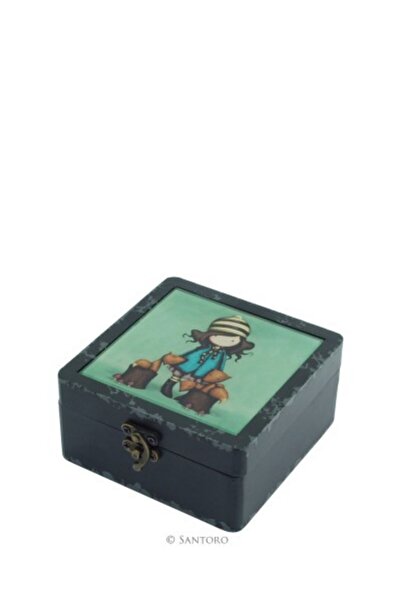 Santoro Gorjuss Caseta lemn - Gorjuss The Foxes 12x13 cm