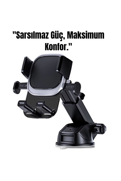 SMAYLİNG 360° Döner Nano Vantuzlu Araç İçi Telefon Tutucu – Sarsılmaz ve Ayar...