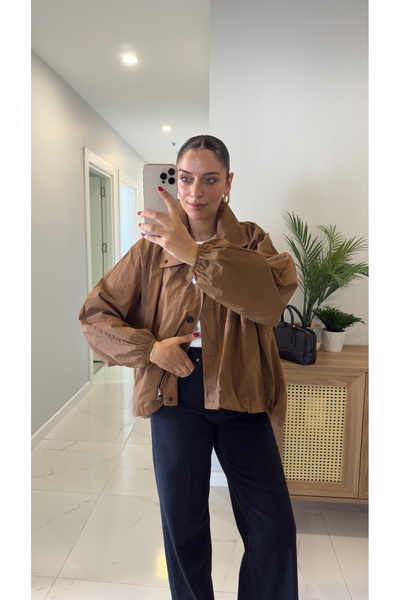 BİRCANÇİL Мелина Кафе Парашутна яке