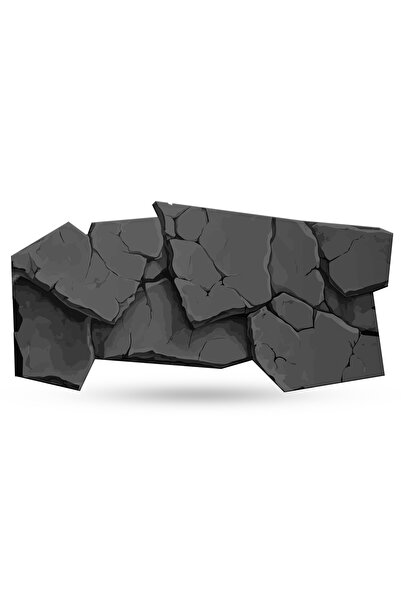 QwertyKey Deskmat Mousepad Stone 4mm margini cusute