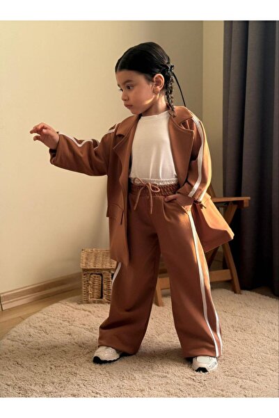 Butik Kahve Ceketli Takım