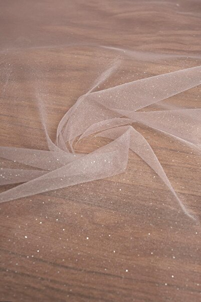 Kumaş Deposu قماش فيكتوريا سيملي تول بلون الورد المجفف