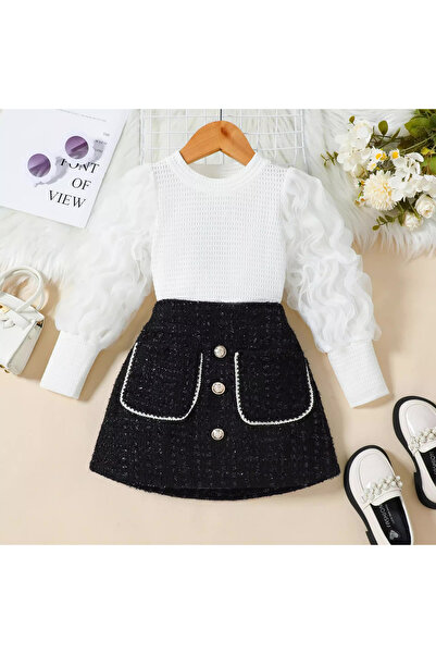 nannie Black 2 Piece Outfit for Girls Ariana - 5-6 years