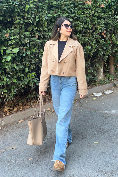 NN SISTER Kısa Trençkot