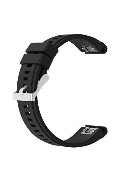 Edman Curea compatibilă Garmin Fenix ​​6X/6x Pro Solar/5x/5x Puls/Fenix ​​3/3 HR/3 Sapphire, 26 mm, Negru
