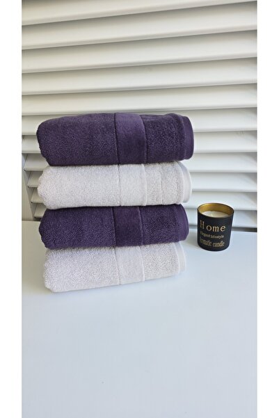 Özdilek 4 Pieces Towel Hand Face 100% Cotton