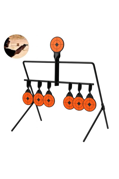 zola Πνευματικός στόχος περιστρεφόμενου πιστολιού, 7 αντιδραστικές ασπίδες, ε...
