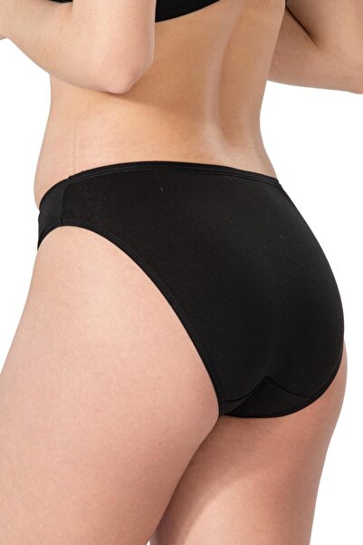 ALFA AKSESUAR 03 Black Mi Emay 1441 Modal Cotton Panties