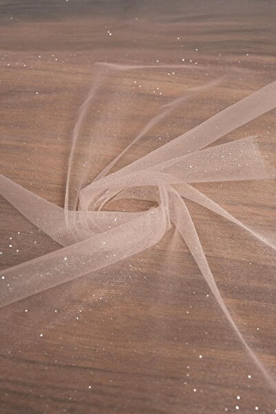 Kumaş Deposu Βικτωριανό ασημί τούλι σε ανοιχτό γκρι χρώμα