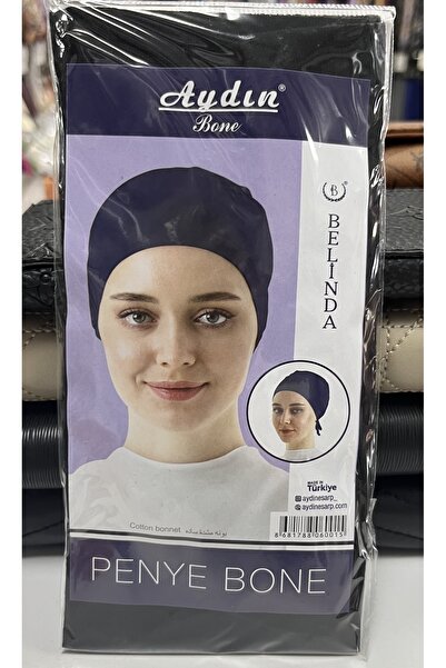 Aydın Bone Combed Cotton Bonnet with Lace-Up Closure, Combed Cotton Bonnet in...