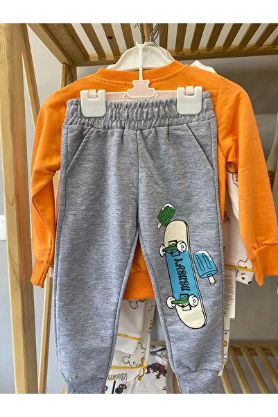 MONVOİ Labubu Printed Seasonal Men's Double Set