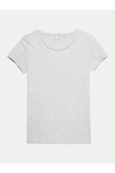 4F Γυναικείο T-Shirt 4FWSS24TTSHF1161 Γκρι