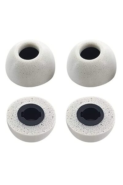 PadForce Set de 4 dopuri de urechi din spumă cu memorie pentru Samsung Galaxy Buds Pro - Gri, S