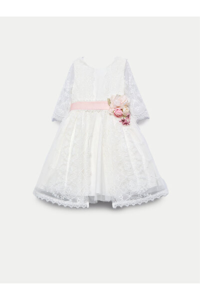 Abel & Lula abel lula Κορίτσι Κομψό φόρεμα 5041 Εκρού