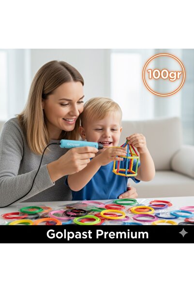 Goplast Premium 100 gr karışık renk kalem filamet
