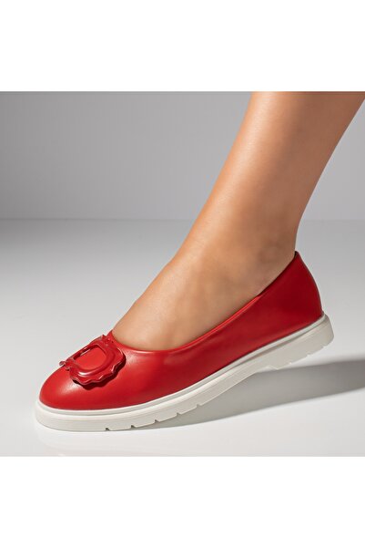 Modlet.ro Balerine roșii pentru femei MOD11657