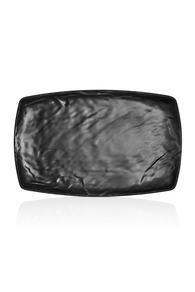 Külsan M7437.BL - Carre Matt 2'li Siyah Dikdörtgen Tabak Seti 23,5x37 cm, The...