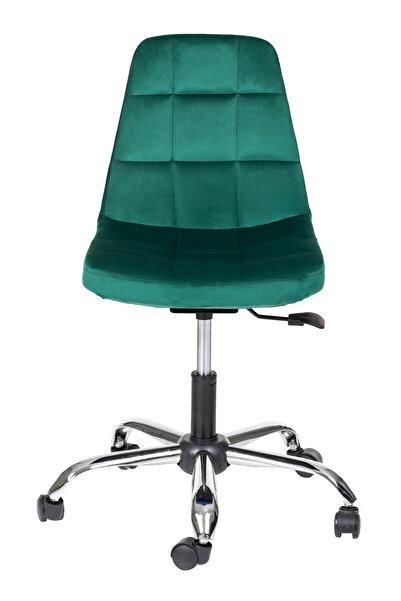 MARKAELZ YONCA OFİS, ÇOCUK ODASI ÇALIŞMA SANDALYESİ, KROM METAL AYAK (AYARLANILABİLİR)