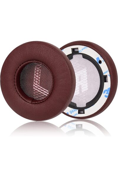 PadForce Set de 2 bureți pentru căști JBL E45, 45BT, 35, 35BT, C45BT - Spumă cu memorie - Roșu închis