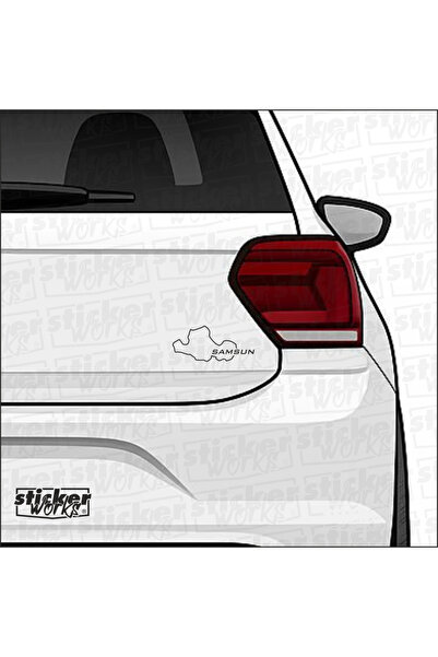 Sticker Works ملصق خريطة سامسون إل – عكس حبك للفلادج!