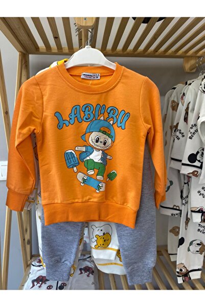 MONVOİ Labubu Printed Seasonal Men's Double Set