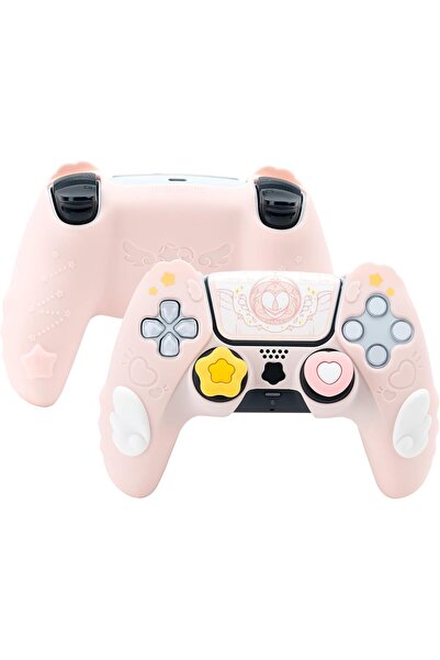 GeekShare PS5 Controller Skin Set Anti-Slip Silicone Protective Cover Skin fo...