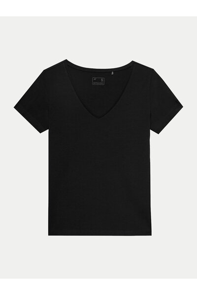 4F Γυναικείο T-Shirt 4FWSS24TTSHF1359 Μαύρο