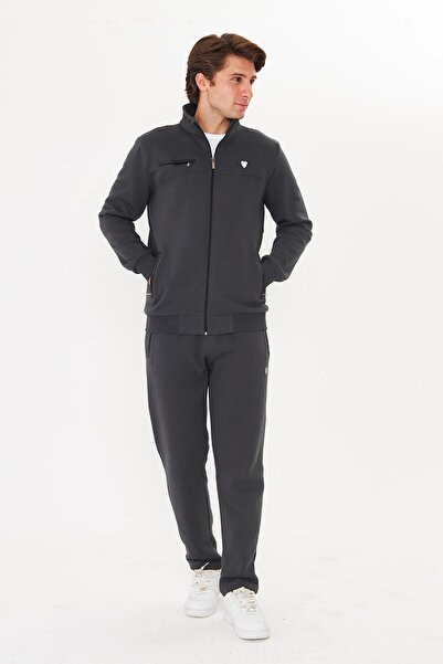 Marco Ferry Σετ χειμερινής αθλητικής φόρμας 3 κλωστών με ανακούφιση από τον ιδρώτα Anthracite 201501-A