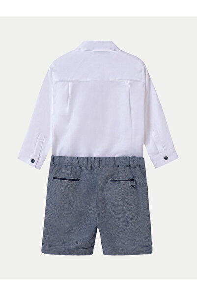 Abel & Lula Σετ πουκάμισου και σορτς abel lula για αγόρια 5250 Μπλε σκούρο