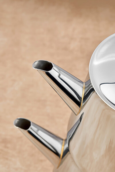 Cooker Modern Bumerang Family Size Stainless Steel 1.4 -2.7 Lt. Tea Pot Set