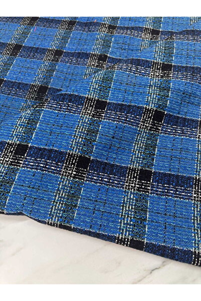 ipekkumaş قماش شانيل بنمط مربعات لصناعة الفساتين والتنانير والقمصان، منتجنا ي...