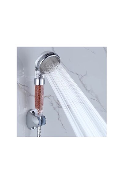 stuffix Portable shower head with negative ions and increased pressure, 3 jet types, 22x6 cm